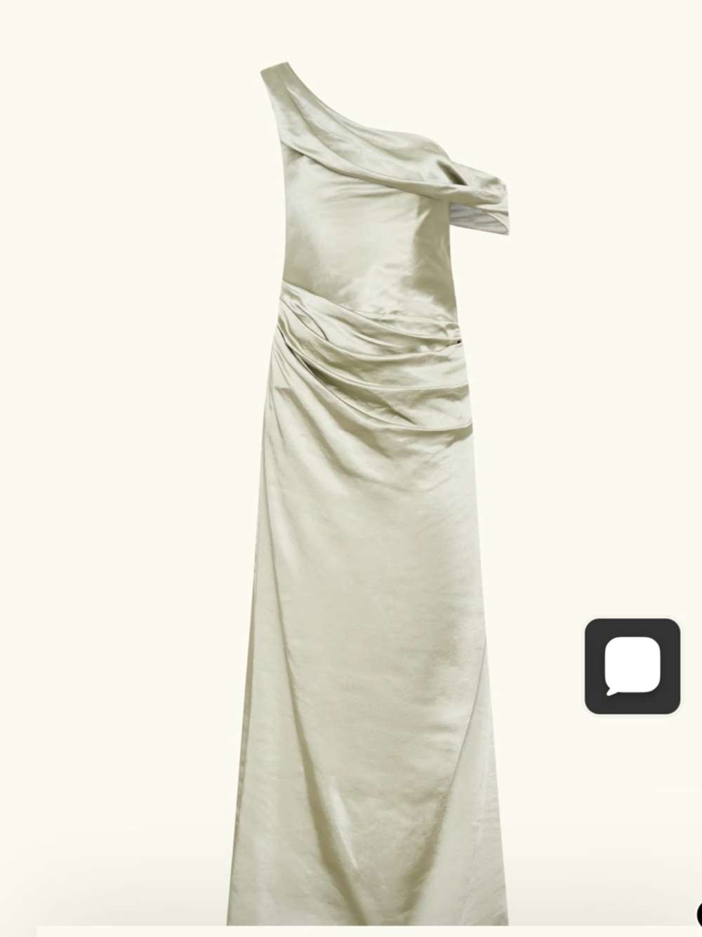 Meshki - Dalia Off Shoulder Satin Maxi
Dress - Sage - Picture 11 of 11